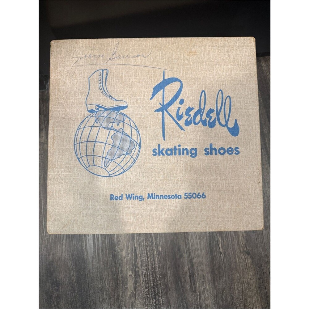 Vintage Riedell Gold Star Figure Skates Size 9